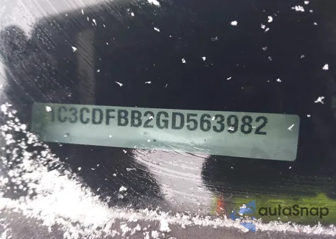 2016 Dodge Dart Sxt из США, поврежденный, VIN 1C3CDFBB2GD563982